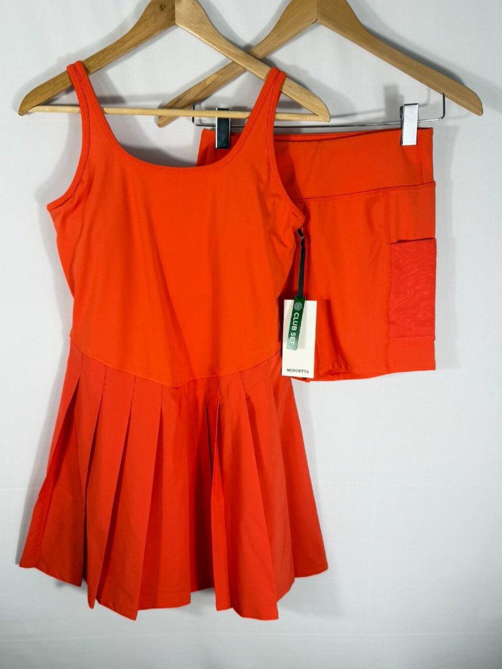 Mondetta 3-in-1 Tennis Dress Shorts Set Grenadine Small NWT Pickleball Golf
